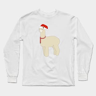 Christmas Llama Digital Art | Christmas Special | illusima Long Sleeve T-Shirt